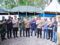 Kapolres Lhokseumawe Bersama Forkopimda Tinjau Sejumlah TPS