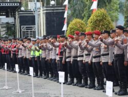 Apel Konsolidasi Pasca Pemungutan Suara, Kapolres Aceh Tengah : Terima Kasih Pengamanan TPS Berjalan Aman Kondusif