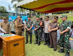 Rangkaian Kegiatan TMMD ke 119, Danrem 012/TU dan Forkopimda Abdya Tanam Pohon dan Lepas Benih Ikan Nila