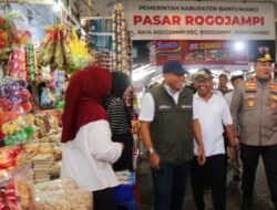 Bersama Satgas Pangan, Kapolresta Banyuwangi Sidak Pasar Cek Ketersediaan dan Harga Beras