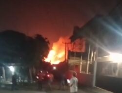 Kebakaran Hebat Hantam Gudang Amunisi Yon Armed 7/105 GS di Bantar Gebang