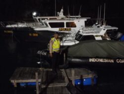 Sat Polairud Polres Karangasem Laksanakan Blue Light Patrol Mencegah Tindakan Kriminalitas di Wilayah Jalur Wisata dan Pesisir