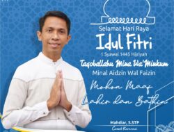 Mahdiar S.STP CAMAT KARAWACI MENGUCAPKAN HARI RAYA IDUL FITRI 1445 H