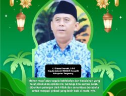 Kepala Sekolah SMAN 5 Kosambi mengucapkan Selamat Hari Raya Idul Fitri 1445 H