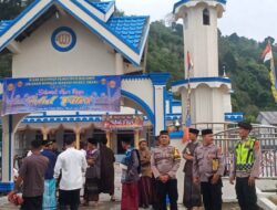 Personel Polres Aceh Tengah Laksanakan Pengamanan Shalat Idul Fitri 1445 H