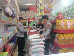 Polsek Bandar Lakukan Pengecekan Ketersediaan Stok Harga Pokok Penting Selama Libur Lebaran