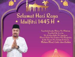 H.Abudin.S.IP.MM Camat Sepatan mengucapkan Hari Raya Idul Fitri 1445 Hijriyah/2024