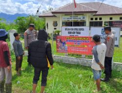 Polisi Aceh Tengah Pasang Banner Penerimaan Polri 2024 Di Kecamatan Kecamatan Kabupaten Setempat