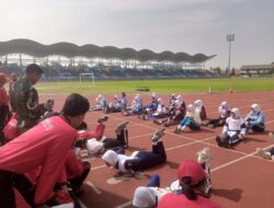 Badan Kesbangpol Kota Tng bersama Tim seleksi Paskibraka Kota Tangerang Adakan Seleksi Capaskibraka Tahun 2024 di tahap Seleksi Kesamaptaan dan Peraturan Baris Berbaris (PBB)