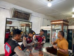 Antisipasi Aksi Kejahatan, Tim Patroli Presisi Samapta Polres Aceh Tengah Sasar Toko Emas