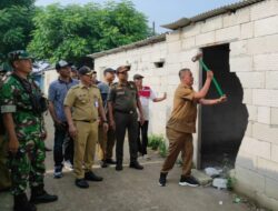 Puluhan Bangli di Alar Jiban Desa Kohod Ditertibkan
