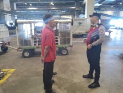 Polsubsektor Terminal 3 Bandara Soetta Sambangi Area Make Up Domestik