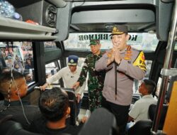 Tindaklanjuti Arahan Presiden, Kapolri Lepas Mudik Gratis Polri Presisi