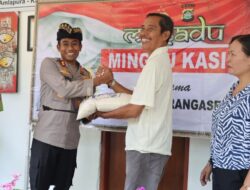 Gelar Minggu Kasih, Kapolres Karangasem Hadir di Yayasan Yasakerti