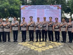 Kapolres Jembrana Gelar Upacara Sertijab, 11 Para Pejabat Polres Jembrana di Mutasikan