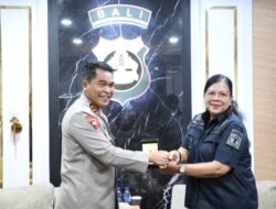 Kapolda Bali Terima Kunjungan Kemenkumham RI Kanwil Bali