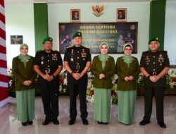 Danrem Pimpin Sertijab Dandim 0402/OKI, “Pelaut Ulung Hanya Ditemukan di Samudera Penuh Ombak dan Badai”