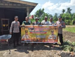 Polisi Rutin Lakukan Sosialisasi Cegah Karhutla Di Kabupaten Aceh Tengah