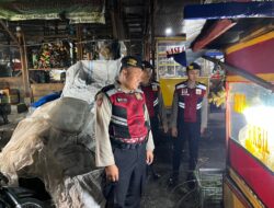 Patroli Dialogis Malam Hari, Samapta Polres Aceh Tengah Berikan Pesan Kamtibmas