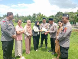 Membangun Kebersamaan dan Kesehatan, Satgas Madago Raya Bagikan Alat Olahraga di Parigi Moutong