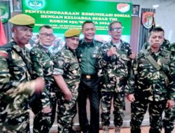 Ketua Macab PPM Kabupaten Tangerang Hadiri Acara Komsos Di KOREM 052/Wijayakrama