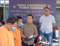 Satreskrim Polresta Tangerang Ringkus 4 Orang Tersangka Curanmor