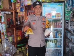 Kapolsek Linge Beserta Personel cek Harga dan ketersediaan Sembako Dipusat Perbelanjaan