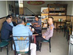 Kapolsek Linge Gelar Coffee Morning Bersama General Manager PT Tusam Hutan Lestari, Bahas Pencegahan Karhutla
