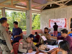 Aksi Kemanusiaan Satgas Madago Raya dengan turut Donor Darah