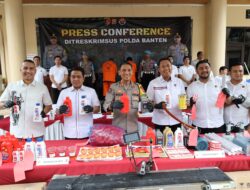 Ditreskrimsus Polda Banten Ungkap Kasus Oli Palsu