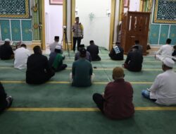 Safari Shubuh Di Masjid Ruhama, Kapolres Aceh Tengah Sampaikan Himbauan Kamtibmas.