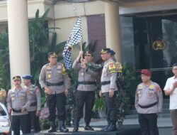 Menyambut Hut Bhayangkara ke-78, Polda Banten gelar Apel Pemberangkatan Tradisi Pengambilan Air Suci”