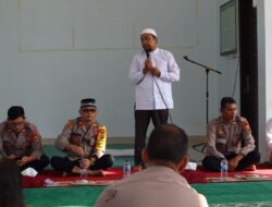Binrohtal Bagi Personel, Polres Aceh Tengah Gelar Pengajian Alquran Rutin Dan Tausyiah Bersama Tgk.Risma Hambali