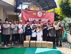 Rangkaian Hari Bhayangkara ke-78, Polisi Berbagi Bersama Yatim dan Duafa di Batuceper Tangerang