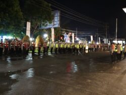 Polres Aceh Tengah Gelar Apel Kesiapan Pengamanan Malam Takbiran Idul Adha 1445 H Di Kabupaten Setempat