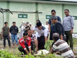 Kodim 0119/BM Sembelih Empat Ekor Hewan Qurban.