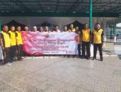 Bakti Religi di Tangerang, Kapolres Serahkan alat kebersihan, Material Bangunan dan Sembako menjelang Hari Bhayangkara ke-78
