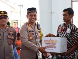 Serentak Se-Indonesia, Polres Aceh Tengah Bagikan Ratusan Paket Sembako Dan Beasiswa