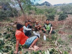 Cegah Karhutla, Babinsa Himbau Warga Ikut Berperan Aktif.