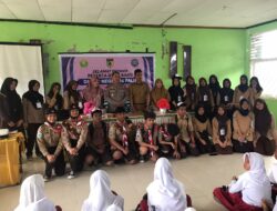 Peduli kelompok Remaja, Polda Sulteng turut mengisi MPLS tingkat SMP