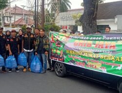 Grib Jaya kec Medan Baru Gelar Jumat Berkah Sekaligus Mendirikan Plang.