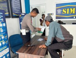 Satlantas Polres Aceh Tengah Lagi Jumat Pagi Sosialisasi JKN Bagi pemohon SIM