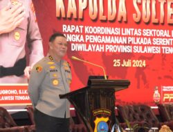 Polda Sulteng Gelar Rakor Lintas Sektoral Jelang Pilkada 2024