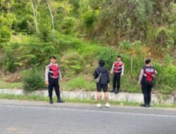 Cegah Karhutla Saat Kemarau, Samapta Polres Aceh Tengah Berikan Edukasi dan Himbau Warga