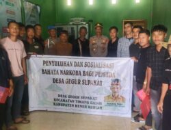 Desa Gegur Sepakat Melaksanakan Sosialisasi dan Penyuluhan Bahaya Narkoba.