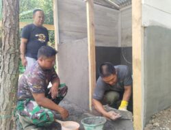 Pembangunan MCK Program TMMD Segera Selesai