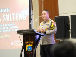 Buka Rakernis Fungsi Harkam, Kapolda Sulteng Tekankan Netralitas Polri Jelang Pilkada 2024