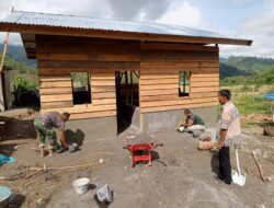 Pengerjaan RTLH Program TMMD Kodim 0106/ Ateng Sudah 70 Persen