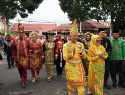 Memperingati HUT Ke – 79 Kemerdekaan Republik Indonesia Dandim 0106/Ateng Menghadiri Karnaval Dan Pawai Budaya