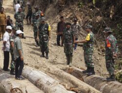 Dansatgas Letkol Kav Ino, Dampingi Tim Wasev Tinjau Lokasi TMMD